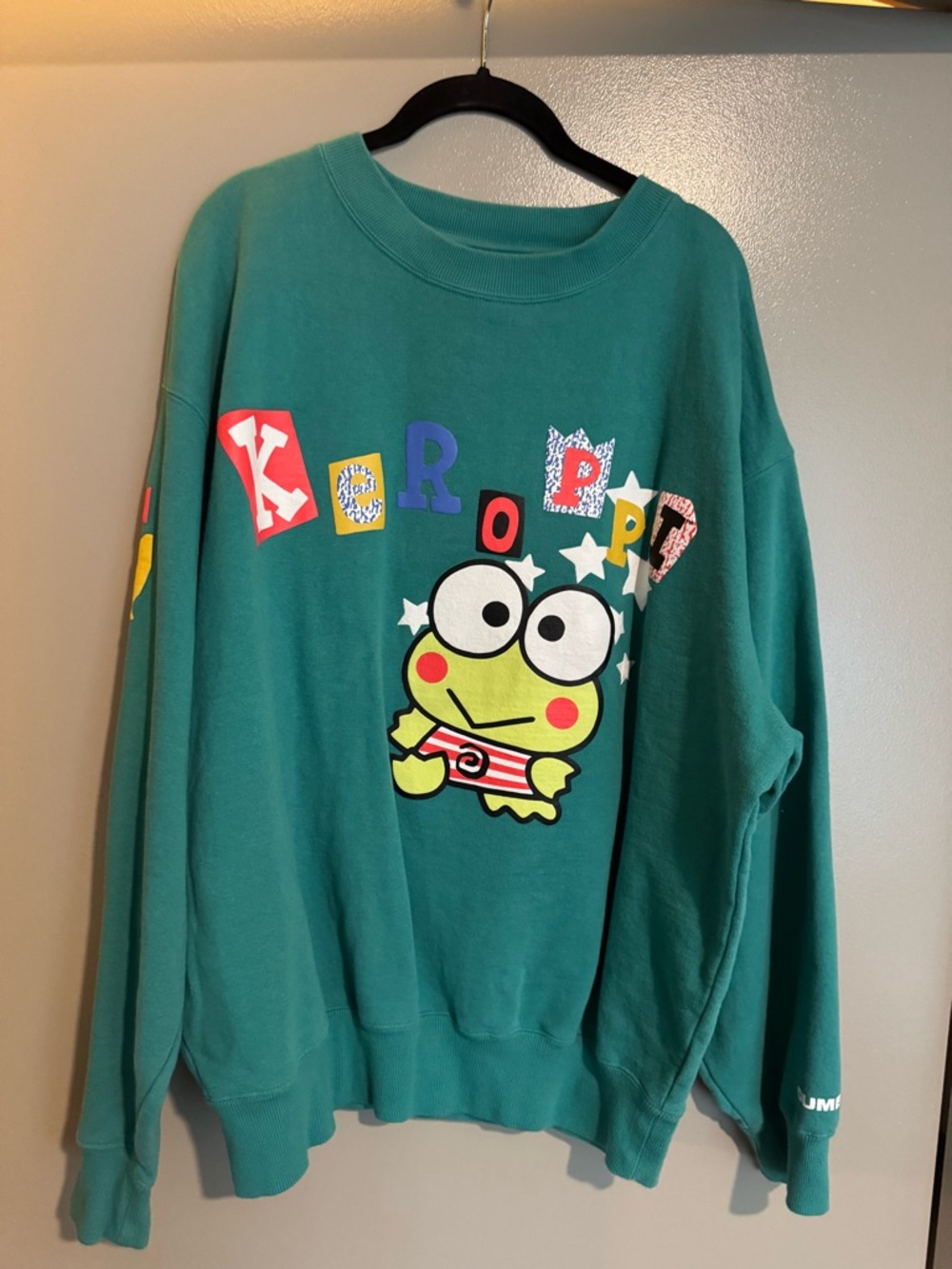 Green Dumbgood x Keroppi Character Sweatshirt
